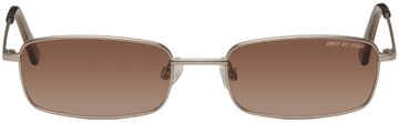 DMY by DMY Silver Olsen Sunglasses in brown