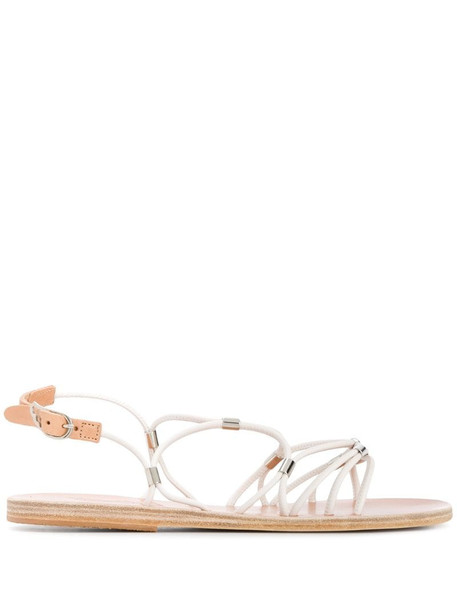 Ancient Greek Sandals Pasifai strappy leather sandals in white