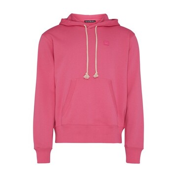 acne studios hooded sweatshirt in pink