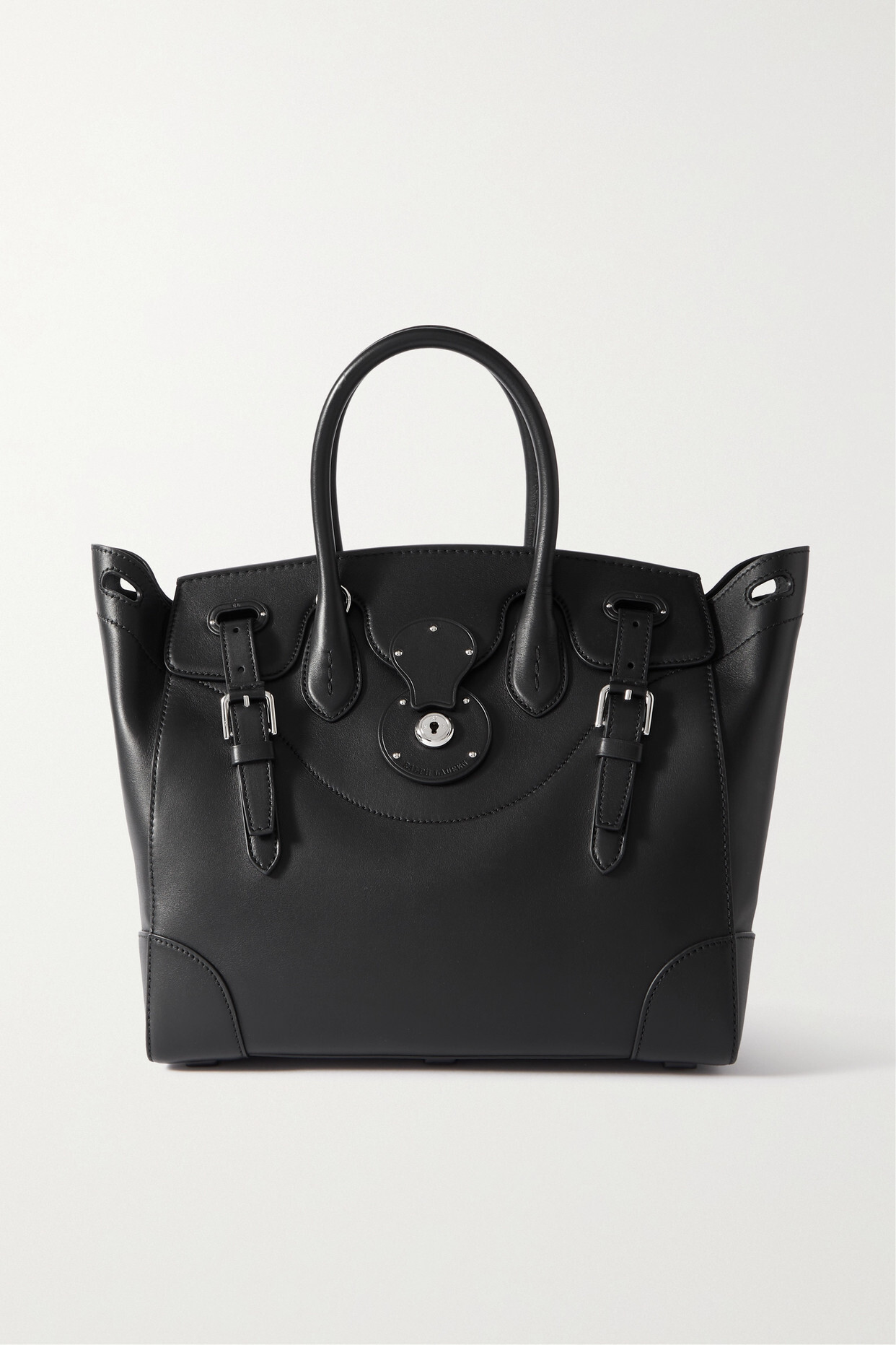 Ralph Lauren Collection - Soft Ricky Leather Tote - Black