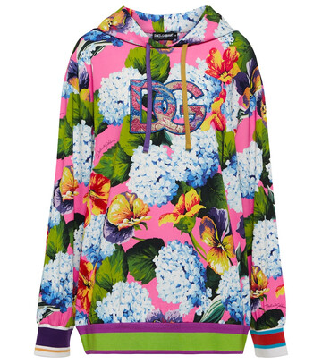 Dolce & Gabbana DG floral hoodie