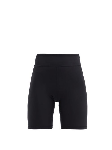 The Upside - High-rise Stretch-jersey Cycling Shorts - Womens - Black