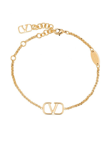 valentino garavani vlogo chain bracelet - gold