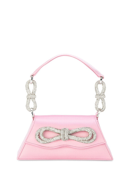 MACH & MACH Mn Samantha Satin Top Handle Bag W/bow in pink