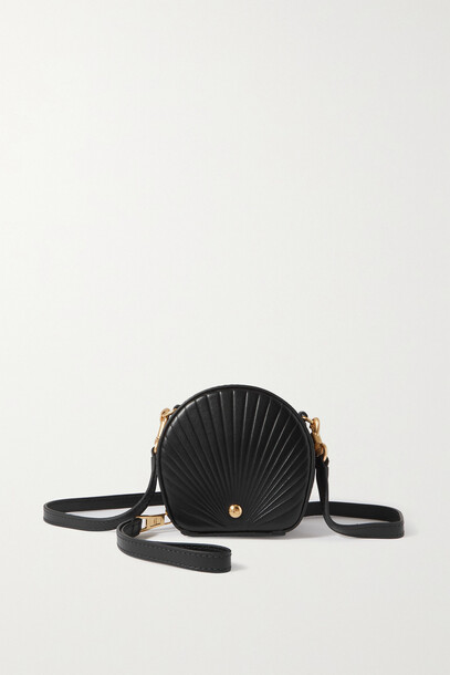 See By Chloé See By Chloé - Shell Leather Shoulder Bag - Black