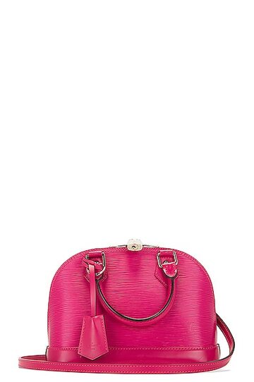 louis vuitton alma bb handbag in pink
