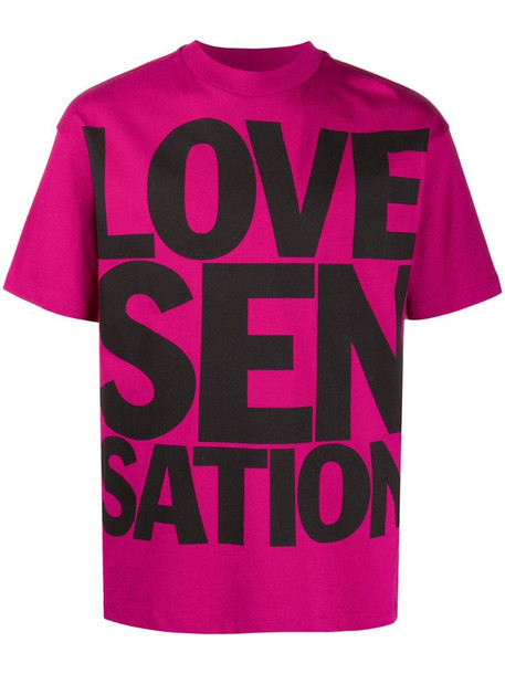 Honey Fucking Dijon love sensation print T-shirt in pink