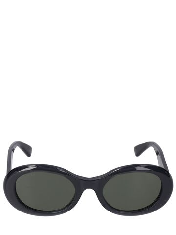 gucci gg1587s acetate sunglasses in black / grey