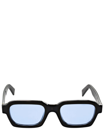 RETROSUPERFUTURE Caro Azure Acetate Sunglasses in black / blue