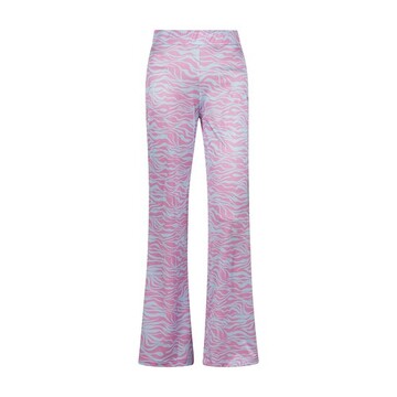 Elleme Printed Trousers Flare Pant in pink / print