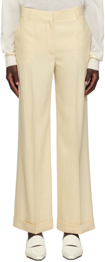 TOTEME Beige Tailored Trousers in sand