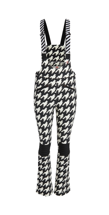perfect moment isola racing print pant black/snow white houndstooth s