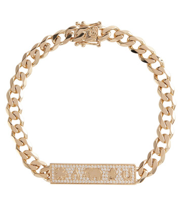 sydney evan luck 14kt yellow gold chain bracelet