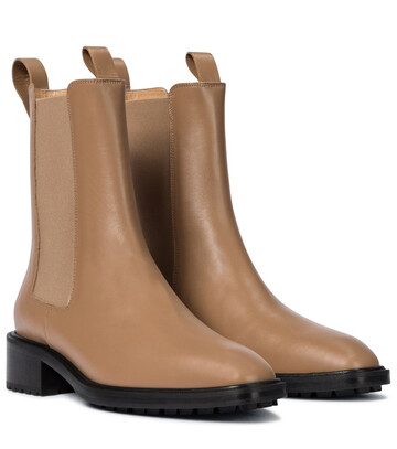 AeydÄ Simone leather ankle boots in brown