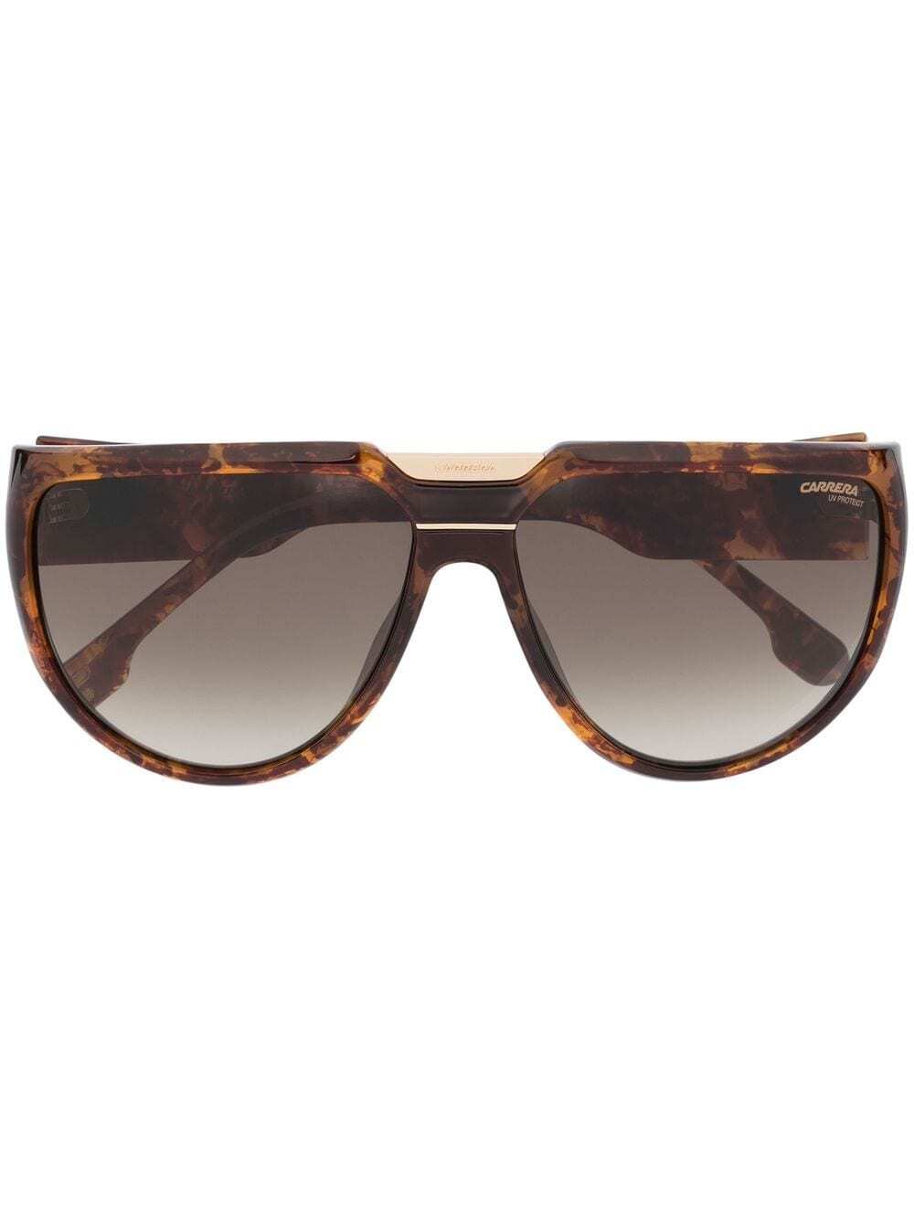 Carrera Flaglab 13 oversized sunglasses - Brown