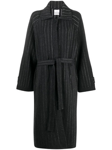 Barrie Balmacaan cashmere cardi-coat in grey