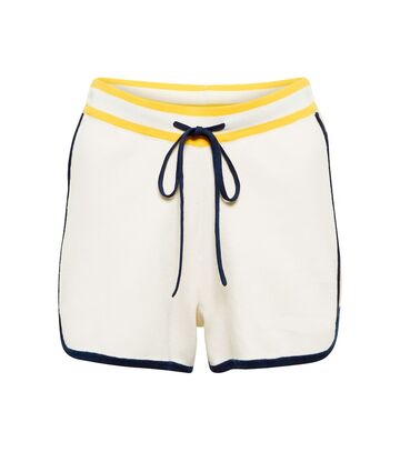 the upside niyama pierre cotton-blend shorts