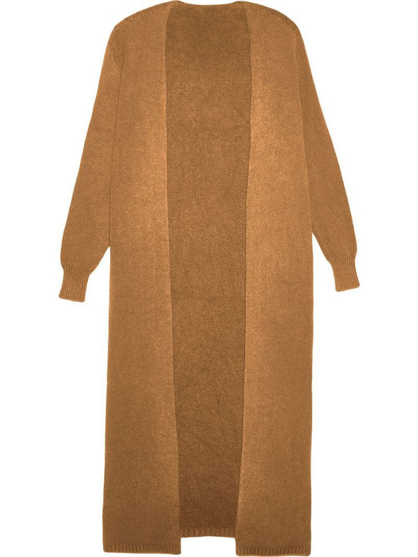 Apparis Aria long cardigan in brown