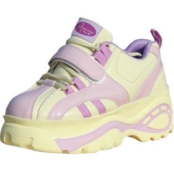 shoes,yellow,lavender,platform shoes,sneakers,platform sneakers,cream,purple