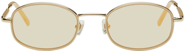 BONNIE CLYDE Gold No. 7 Sunglasses
