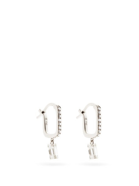 Raphaele Canot - Set Free Diamond & 18kt White-gold Earrings - Womens - White Gold