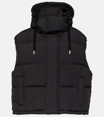ami paris quilted puffer vest in black