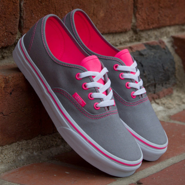 cool neon vans shoes for girls