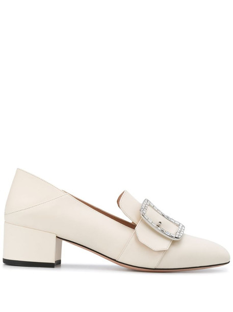 Bally Janelle embellished buckle pumps in neutrals