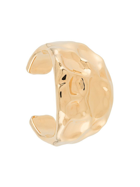 Marni chunky hammered bracelet in gold