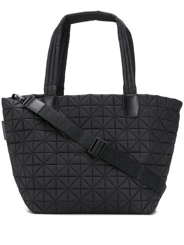 VeeCollective quilted tote bag in black