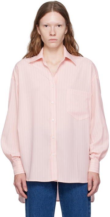 the frankie shop pink georgia shirt