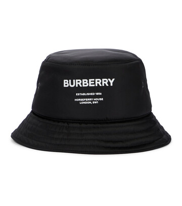 Burberry Logo bucket hat in black