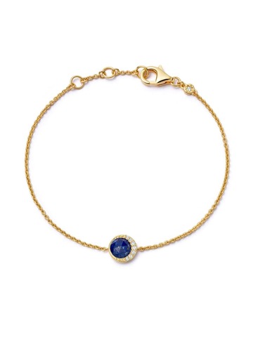 astley clarke gold luna gemstone-detail bracelet