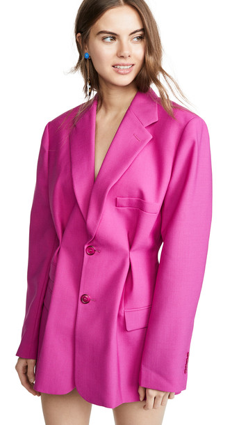 jacquemus la veste raffaella blazer in pink - Wheretoget
