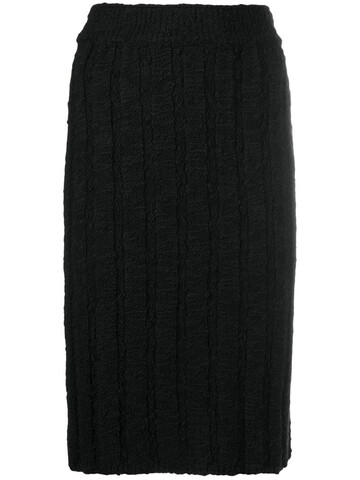 Dolce & Gabbana knit pencil skirt in black