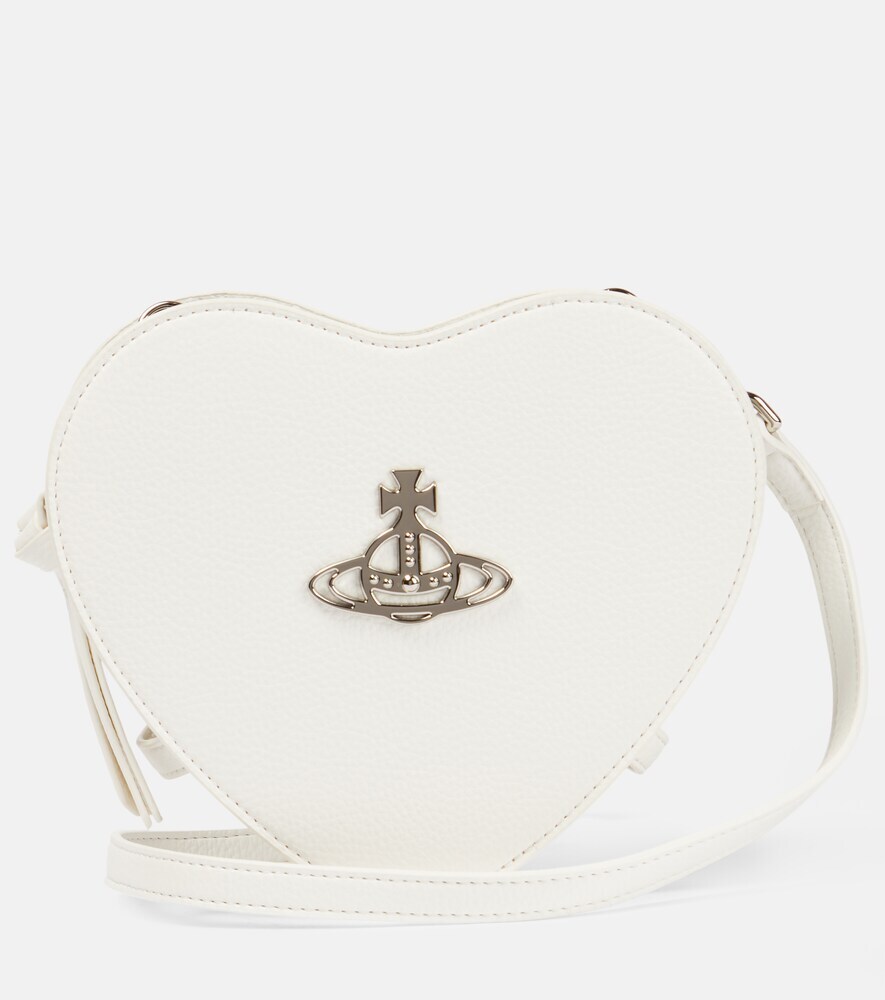 Vivienne Westwood Louise Small leather crossbody bag in white