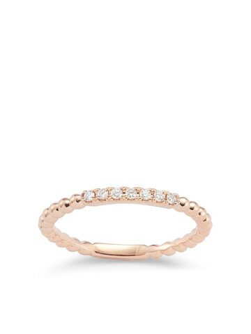 Dana Rebecca Designs 18kt rose gold and diamond Poppy Rae ring in pink