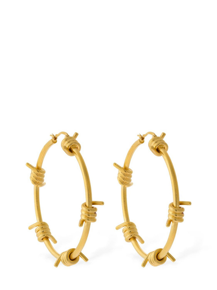 ETRO Knot Big Hoop Earrings in gold