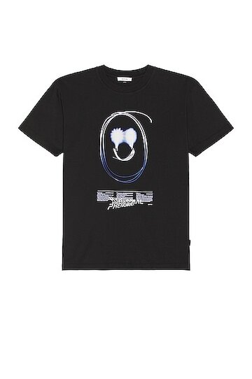 eytys jay smiley t-shirt in black