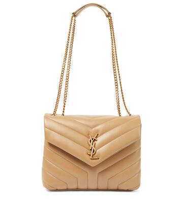 Saint Laurent Loulou Small leather shoulder bag in pink