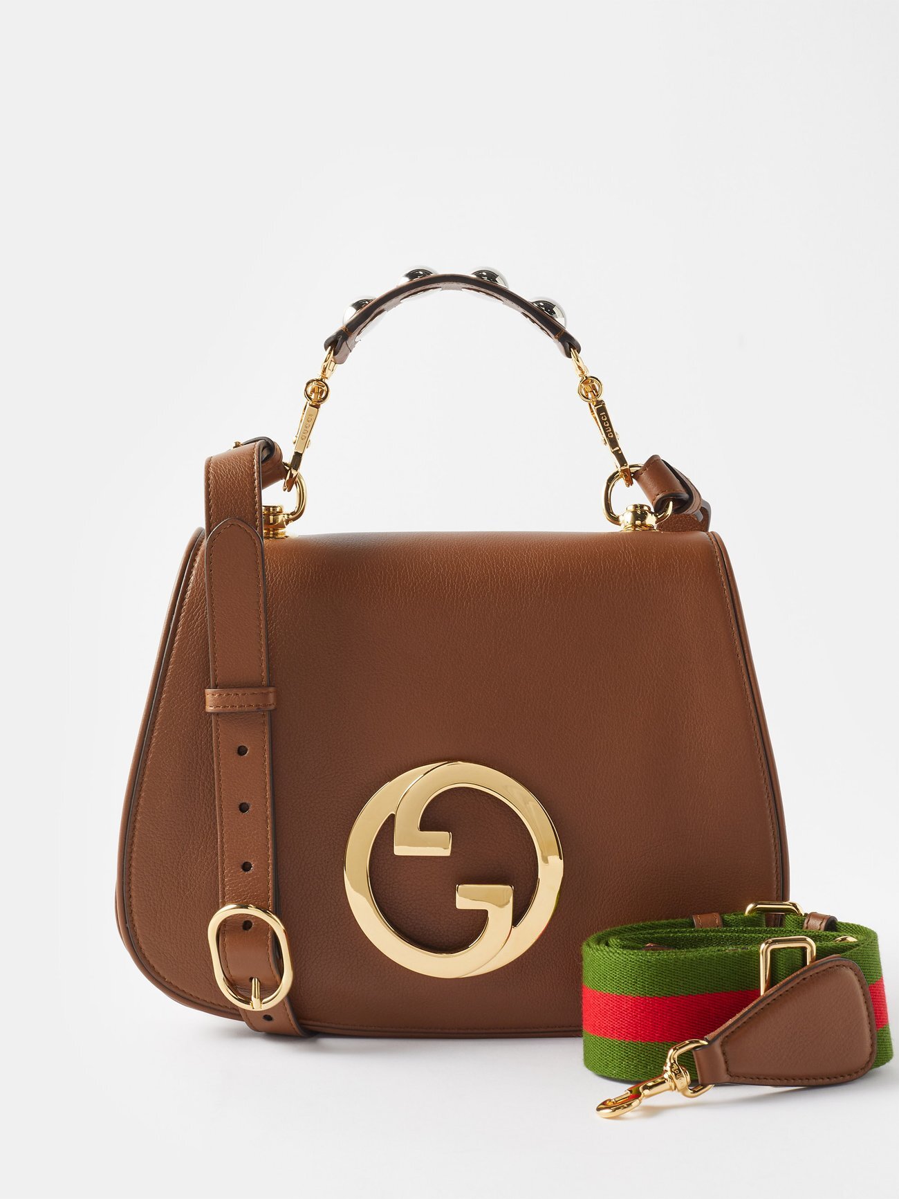 Gucci - Blondie Leather Shoulder Bag - Womens - Tan
