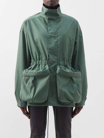 wardrobe.nyc wardrobe. nyc - patch-pocket shell parka - womens - dark green