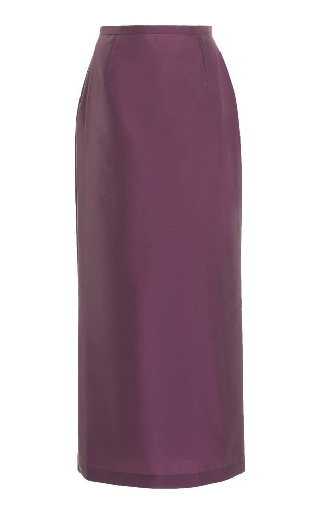Bernadette Antwerp Norma Taffeta Midi Skirt in purple