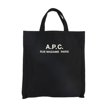 a.p.c. recuperation tote bag in black