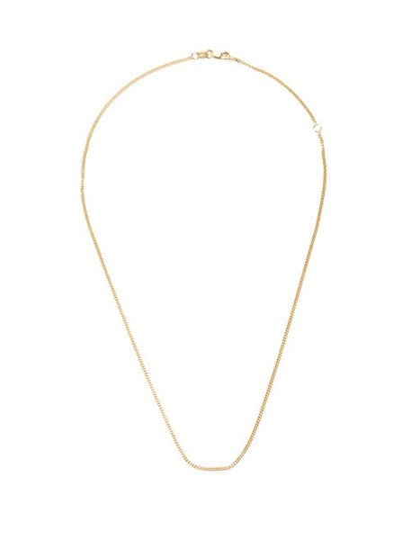 Jade Trau - No. 40 18kt Gold Curb-link Chain Necklace - Womens - Yellow Gold