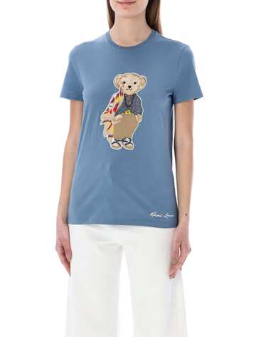 Ralph Lauren Bear Patch S/s T-shirt in blue