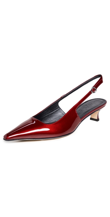 aeyde catrina pumps red metallic 38