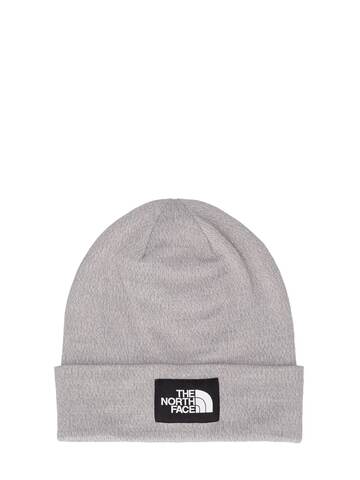 the north face dock worker beanie in grey