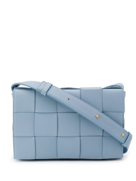 Bottega Veneta Cassette crossbody bag in blue