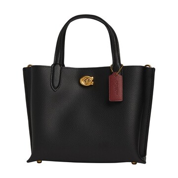 Coach Willow Tote 24 in black